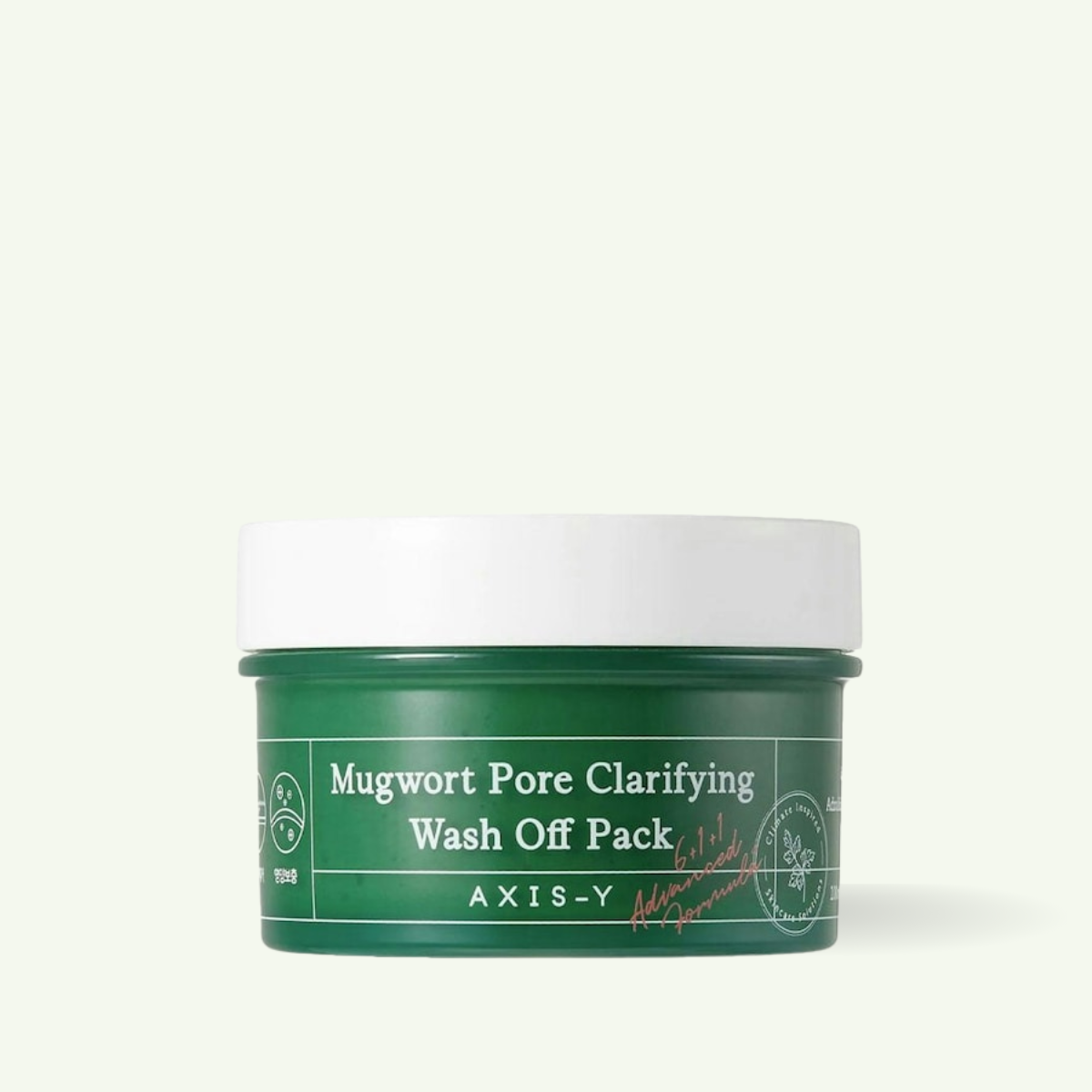 Mugwort Pore Clarifying Wash-Off Pack 100ml wash-off facial mask