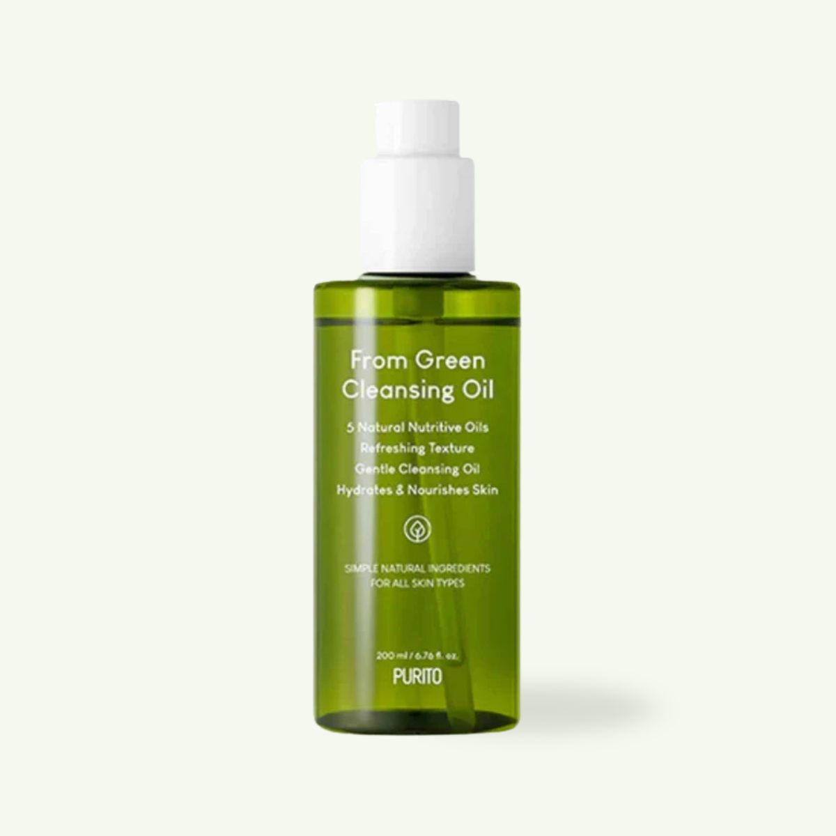 From Green Cleansing Oil 200ml facial cleansing oil