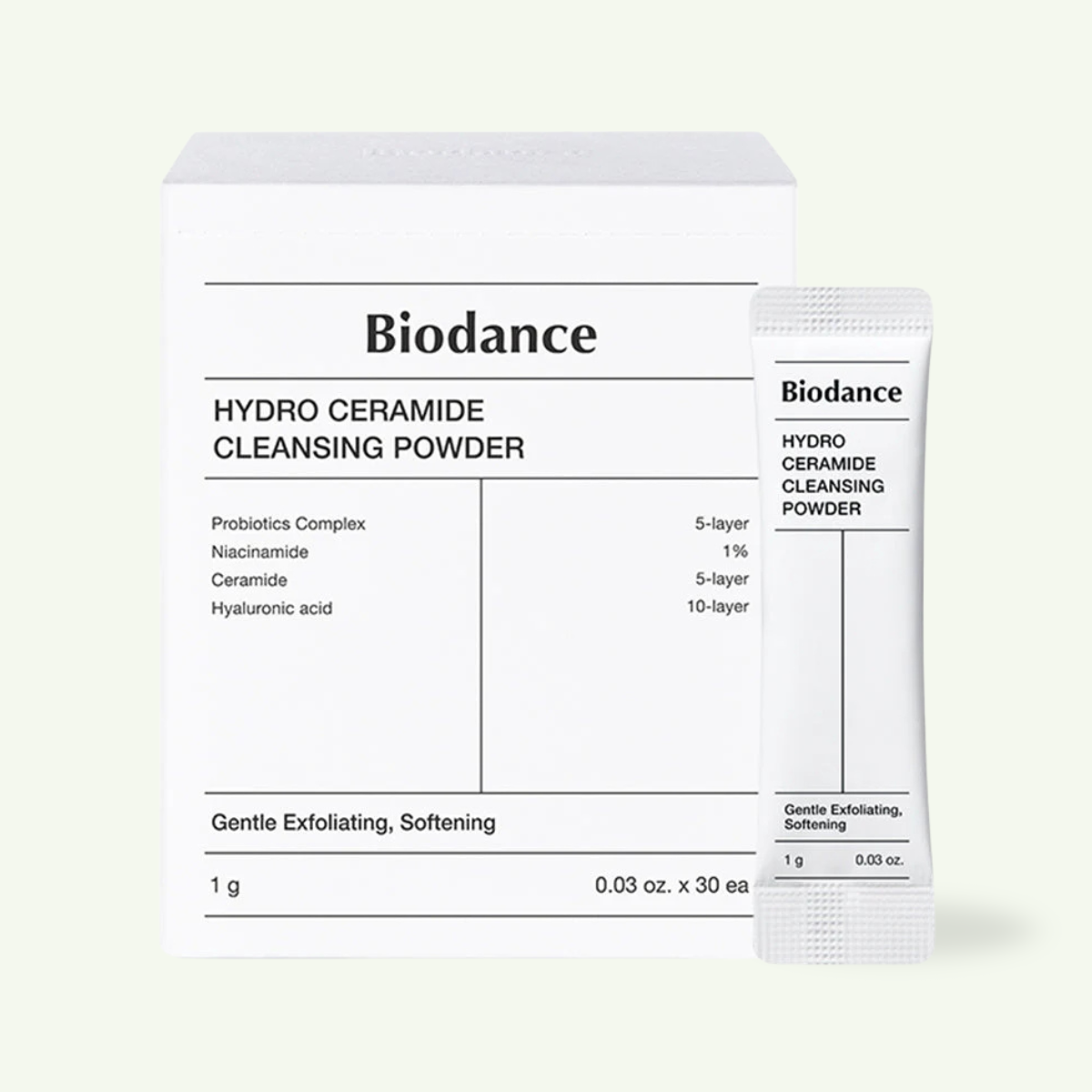 Hydro Ceramide Cleansing Powder 1g 30 ea powder facial cleanser sachets