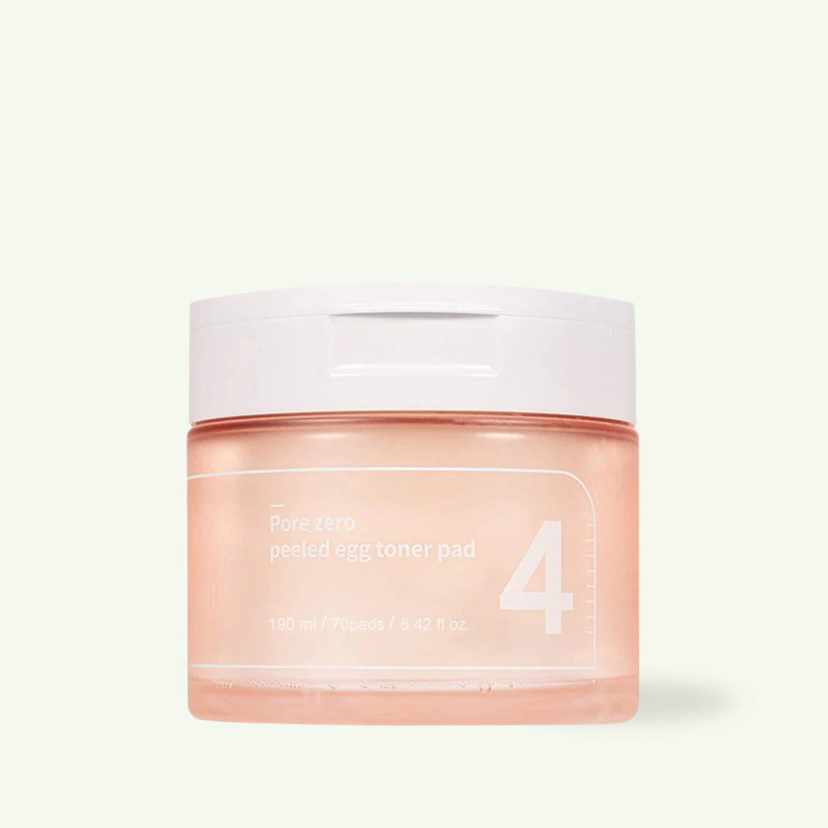 No.4 Pore Zero Peeled Egg Toner Pad 190ml 70ea toner pads