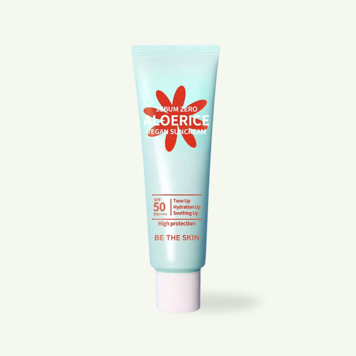 Sebum Zero Aloerice Vegan Sun Cream SPF 50+ PA++++ 50ml sunscreen